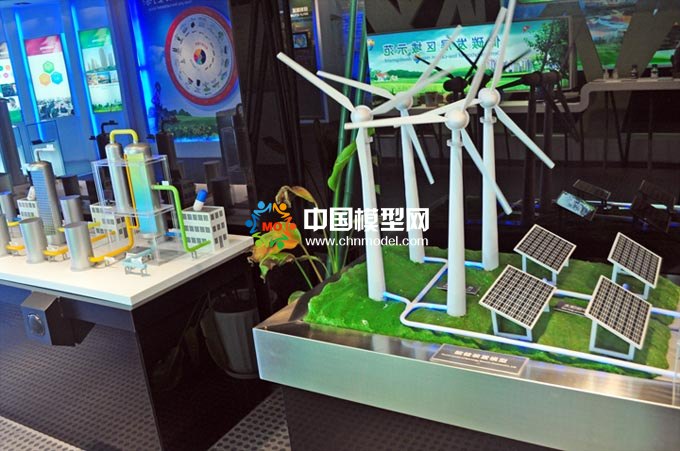 低碳發(fā)電沙盤(pán)模型