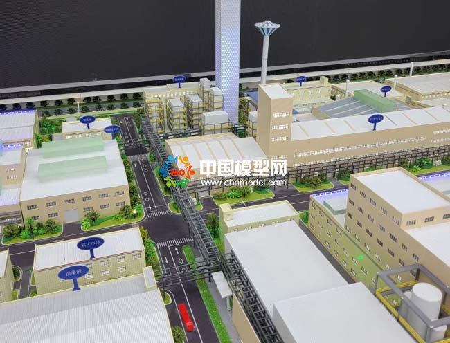 固體廢物處置利用，電解銅項(xiàng)目沙盤模型