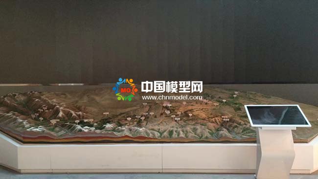 張掖世界地質(zhì)公園沙盤模型