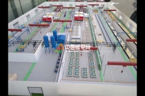 混凝土預制件生產(chǎn)線沙盤模型， 裝配式建筑沙盤模型