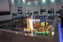 華能電廠沙盤模型，火電廠模型，發(fā)電廠沙盤
